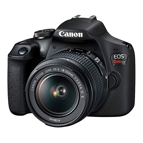 Canon EOS Insurgent T7 DSLR Digital camera with 18-55mm Lens | Built-in Wi-Fi | 24.1 MP CMOS Sensor | DIGIC 4+ Picture Processor and Full HD Video Recording