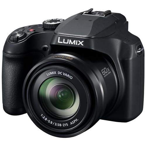 Panasonic LUMIX FZ80D Compact Digital Digicam with 20-1200mm Zoom Lens, That includes 4K Video/Picture Recording and Energy Optical Picture Stabilizer - Mannequin DC-FZ80D